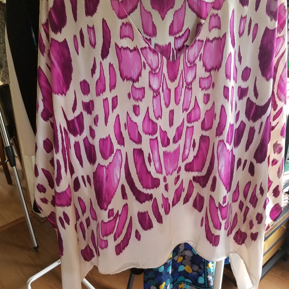 Dana Buchman boho blouse